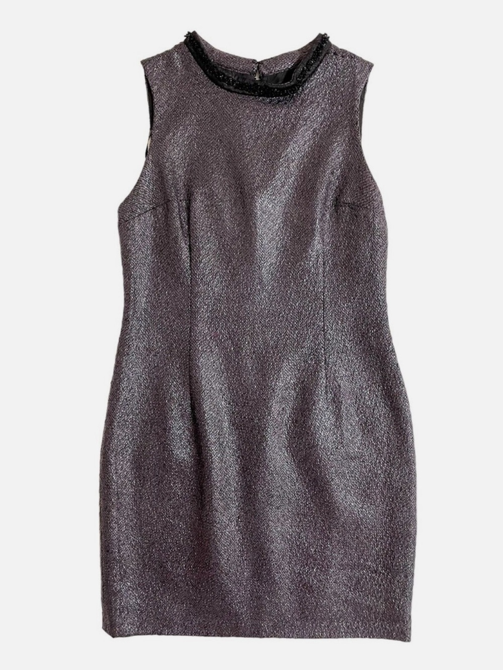 Marc New York Dress Sleeveless Fitted Sheath Pencil Coated Knit Dress size 2